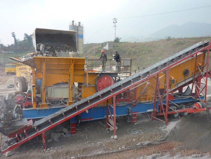 60 ton mobile sand making machine