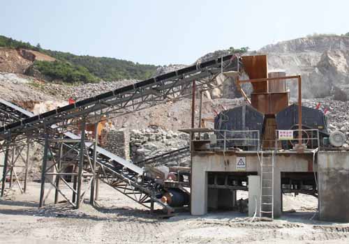 Gravel production line in Indonesia