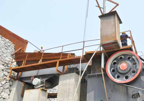Gravel production line in Indonesia