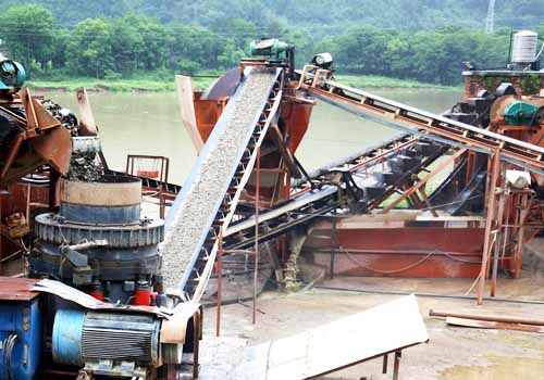 stone crushing production line Process flow