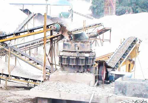 100m3 gravel production line equipment