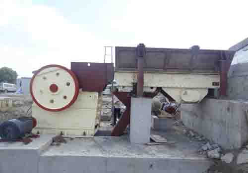 100m3 gravel production line equipment