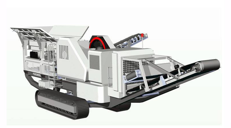 crawler type mobile Jaw crusher