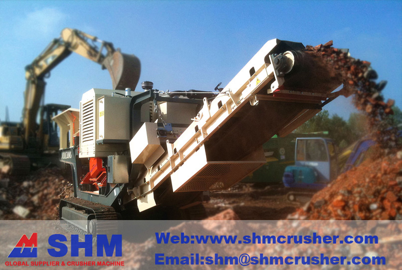 construction wastes crushing process