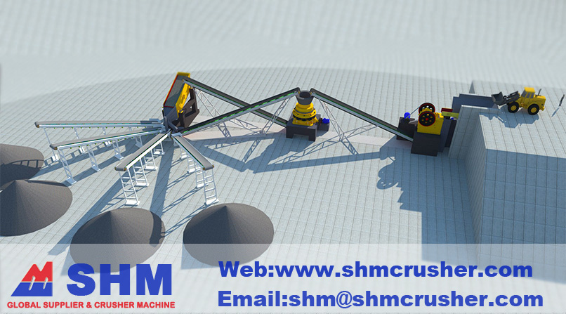 150-200 tph stone crushing plant
