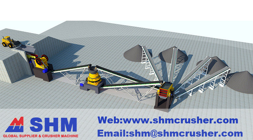 80-120 tph stone crushing plant