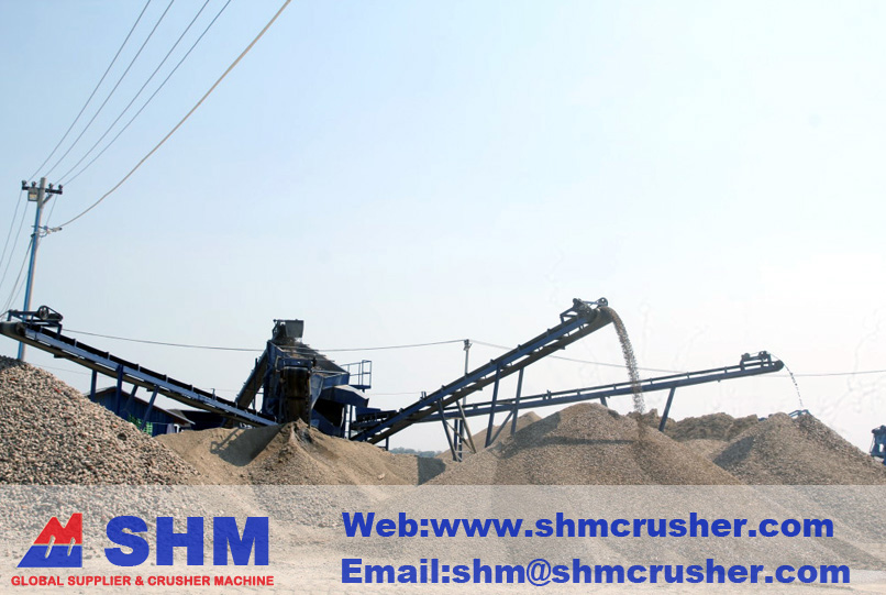 100-120 tph stone crushing plant in Namibia